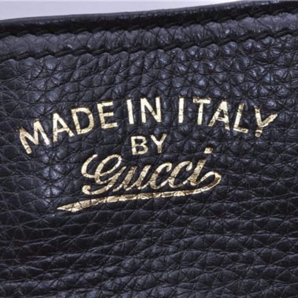 Gucci Bamboo Shopper Leather Tote with crossbody - Picture 10 of 16